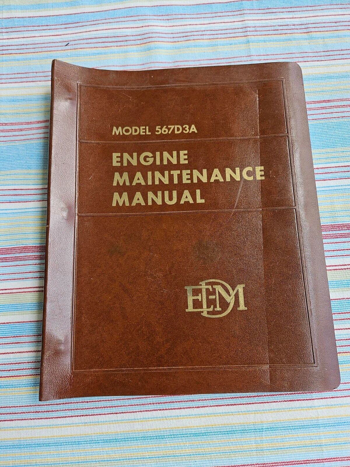 EMD Model 567D3A Engine Maintenance Manual