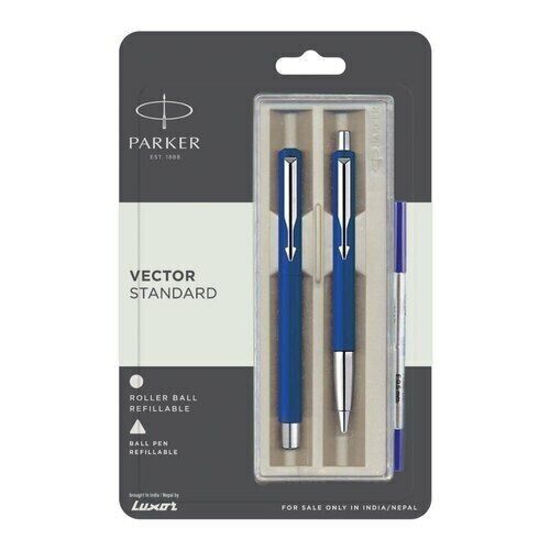 Parker Vector Standard Rollerball Pen & Ball Pen, Blue Body