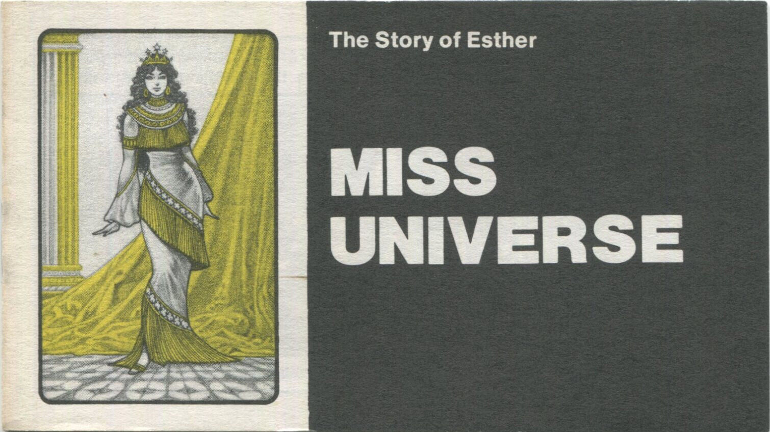 New OOP Miss Universe Chick Publications Tract - Jack