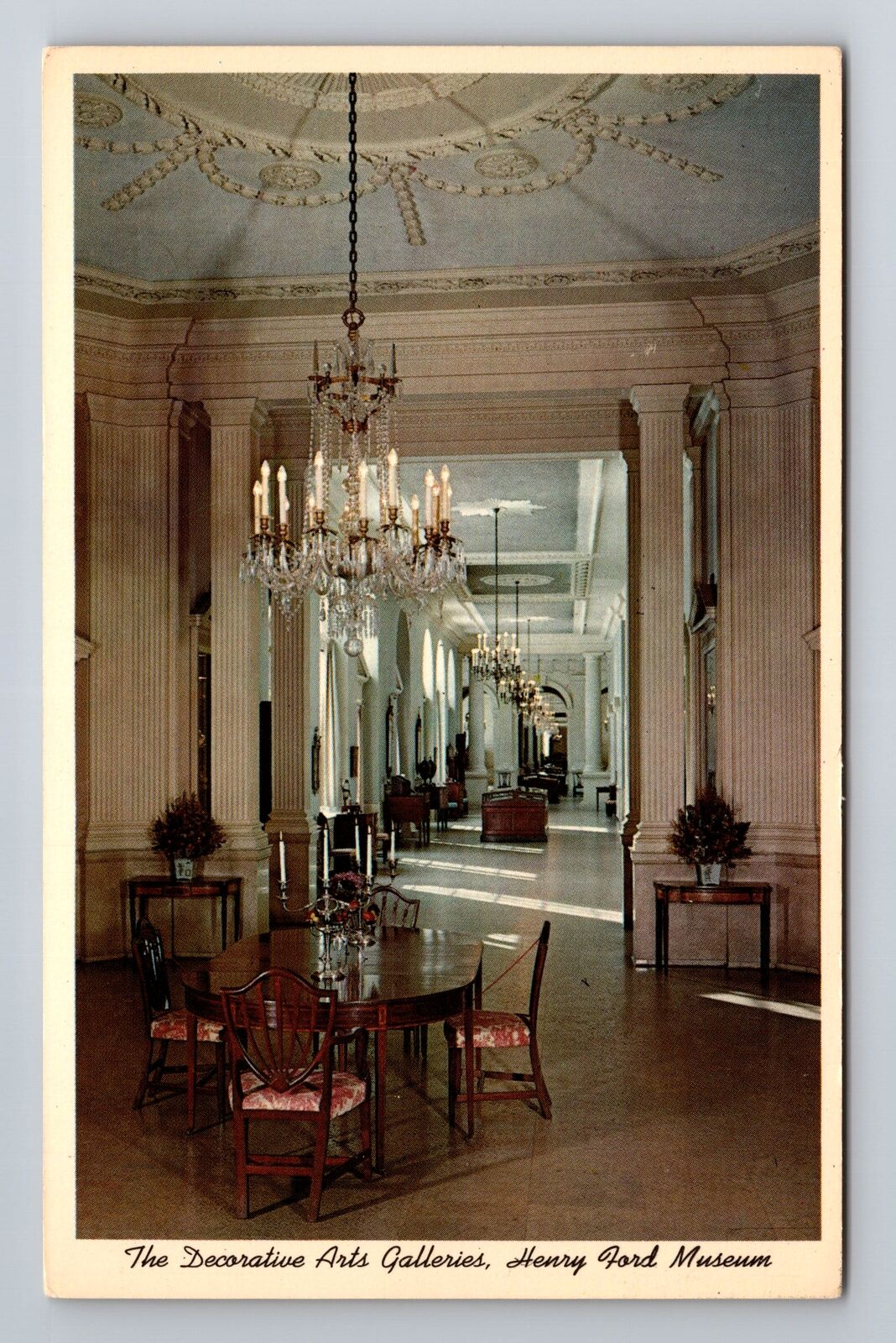 Dearborn MI-Michigan, Henry Ford Museum Arts Galleries, Vintage Postcard