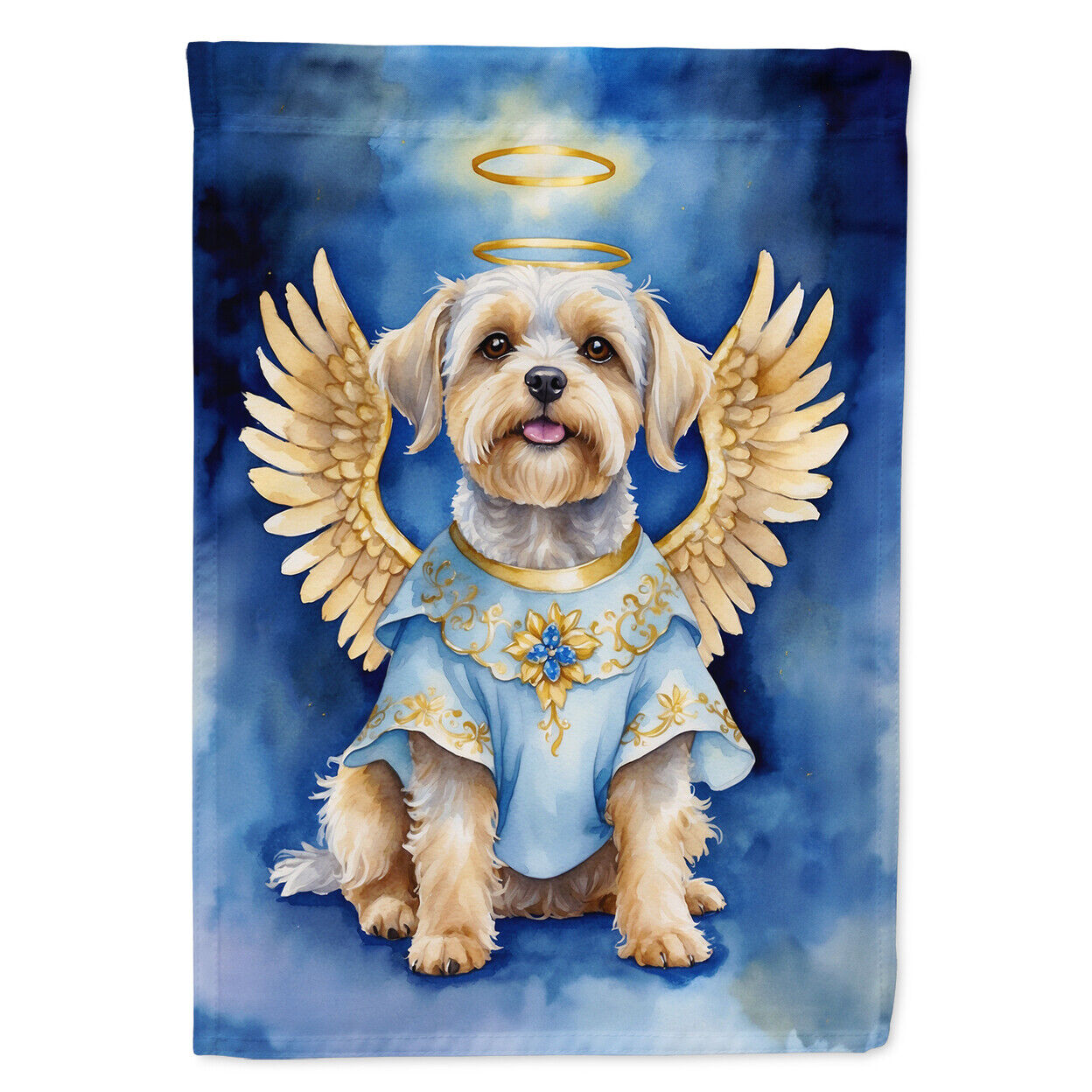 Dandie Dinmont Terrier My Angel Garden Flag