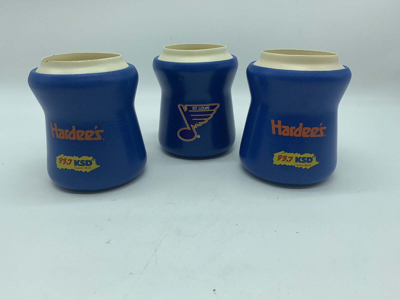 Vintage 1990's Hardee’s St. Louis Blues Koozie Coozie Insulated Beer/Pop Can