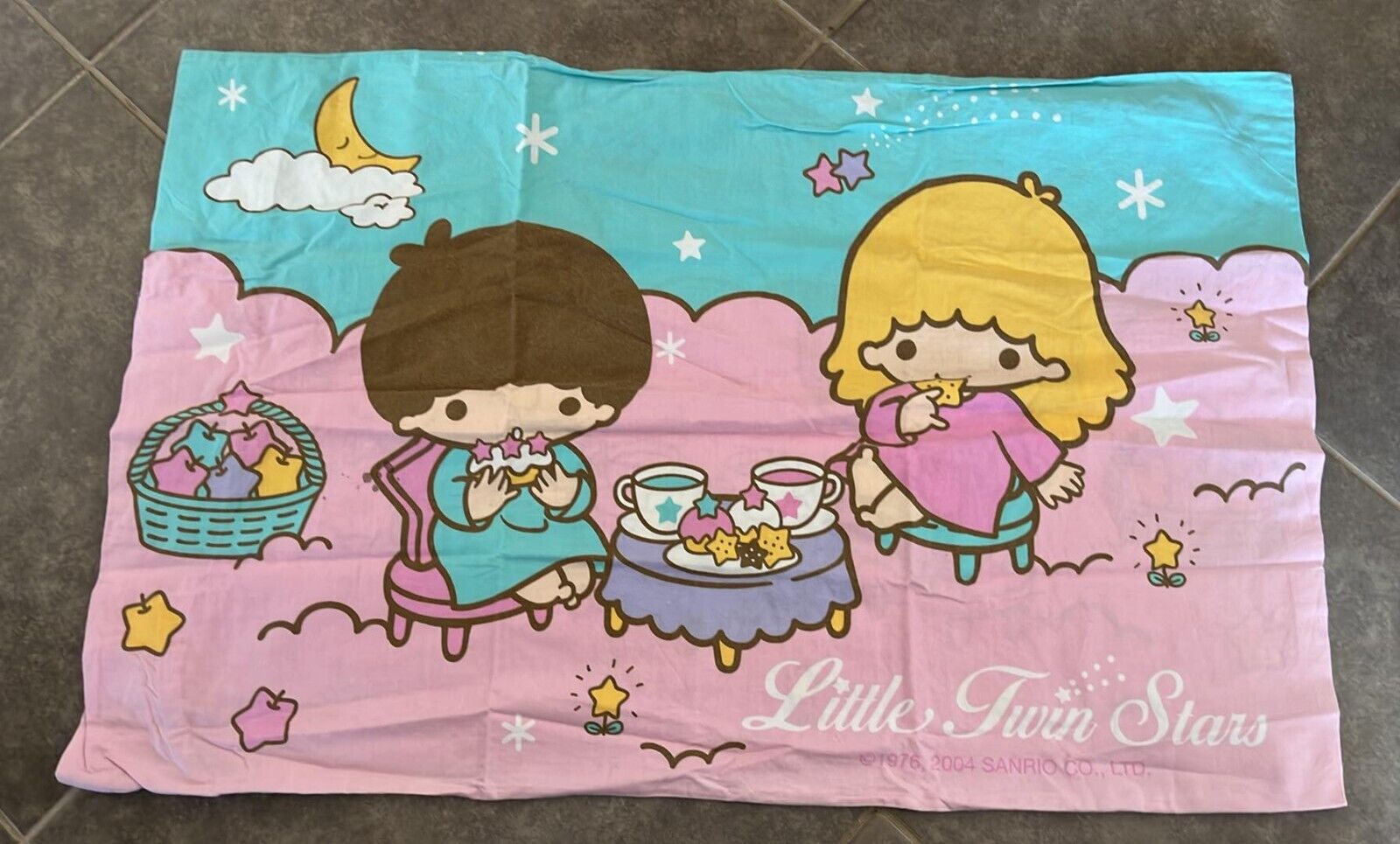 Sanrio 2004 Little Twin Stars Pillowcase