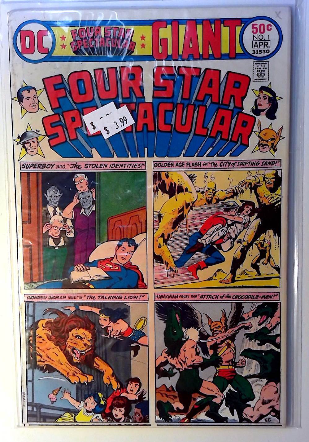 Four Star Spectacular #1 DC Comics (1976) FN+ 1st Print Comic Book