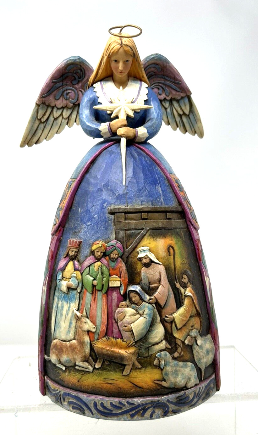 Jim Shore Angel Nativity A Star Shall Guide Us Figurine Heartwood Creek 2005