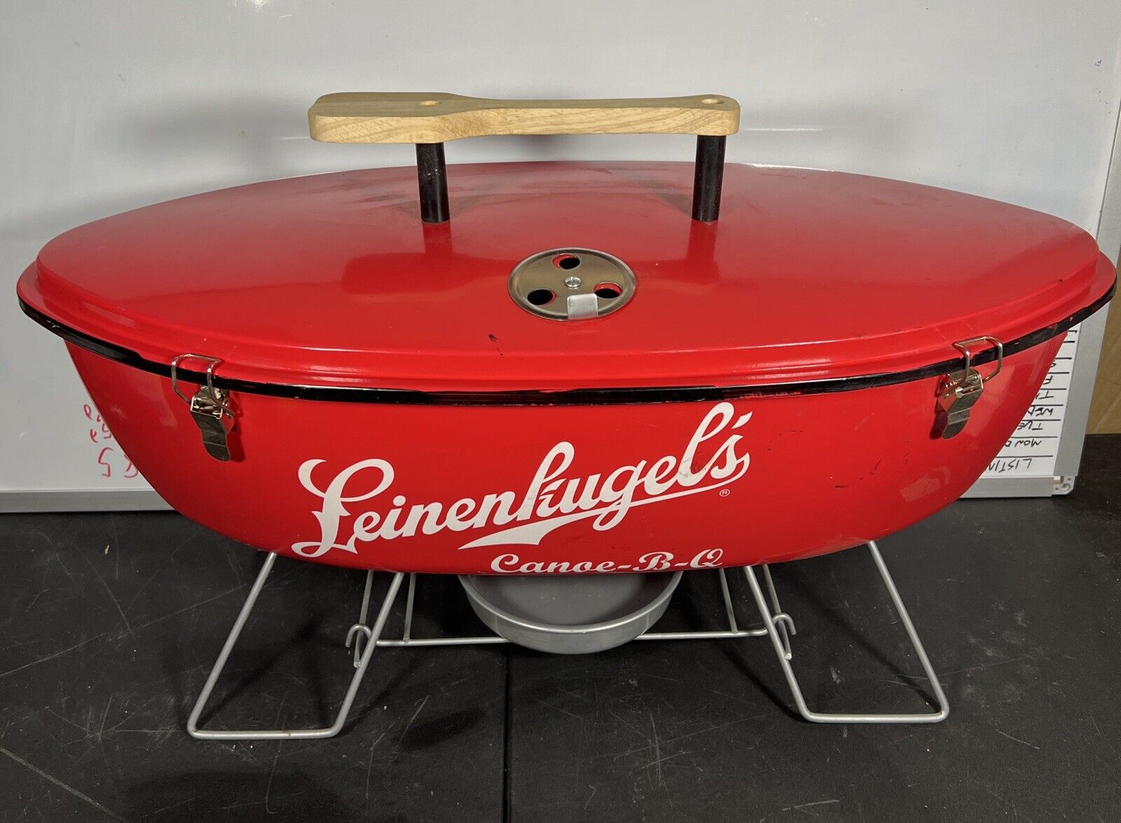 RARE - Leinenkugel's Canoe B-Q Grill Never Used Brewery Collectible Fire BBQ