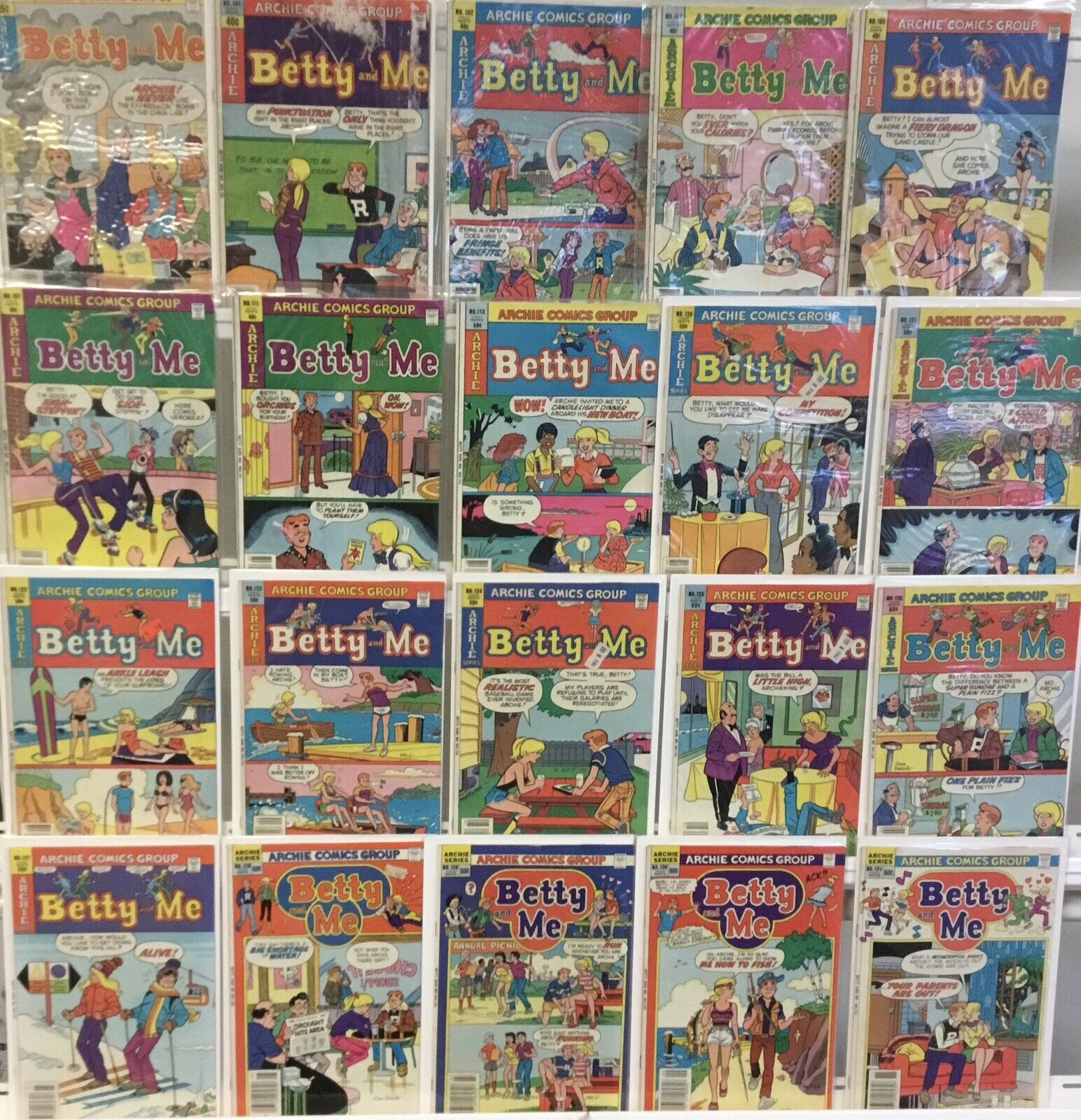 Vintage Betty And Me Comic Book Lot Of 20