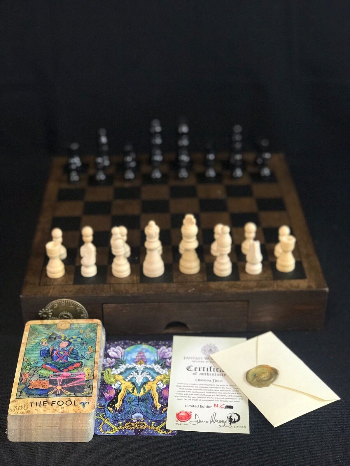 Fantasy World Tarot Special Edition Chessboard Limited and Signed (Samiramay)