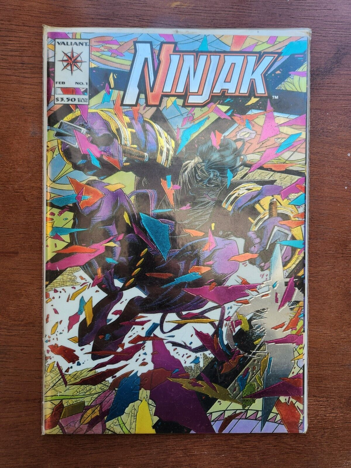 Ninjak No.1, Valiant Comics 1994, Foil Cover