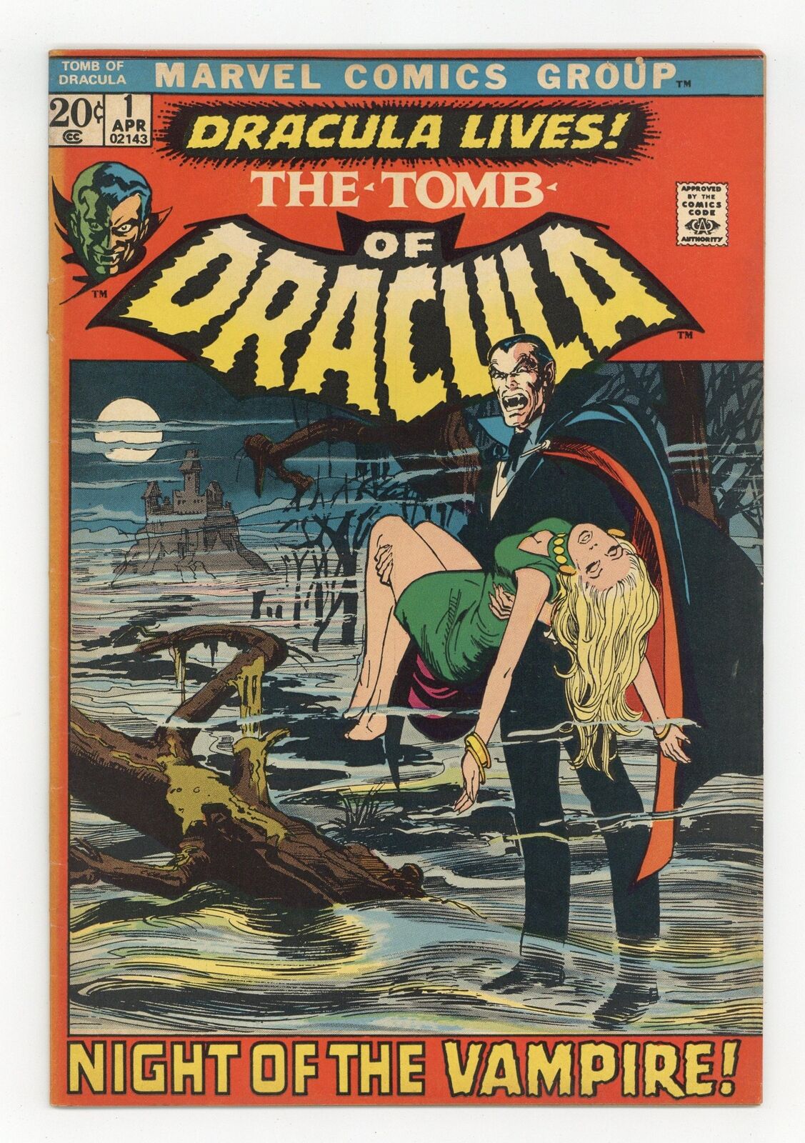 Tomb of Dracula #1 GD/VG 3.0 1972 1st app. Dracula in a Marvel comic