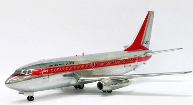 Inflight IF732023 Boeing 737-200 Factory House Color N7560V Diecast 1/200 Model