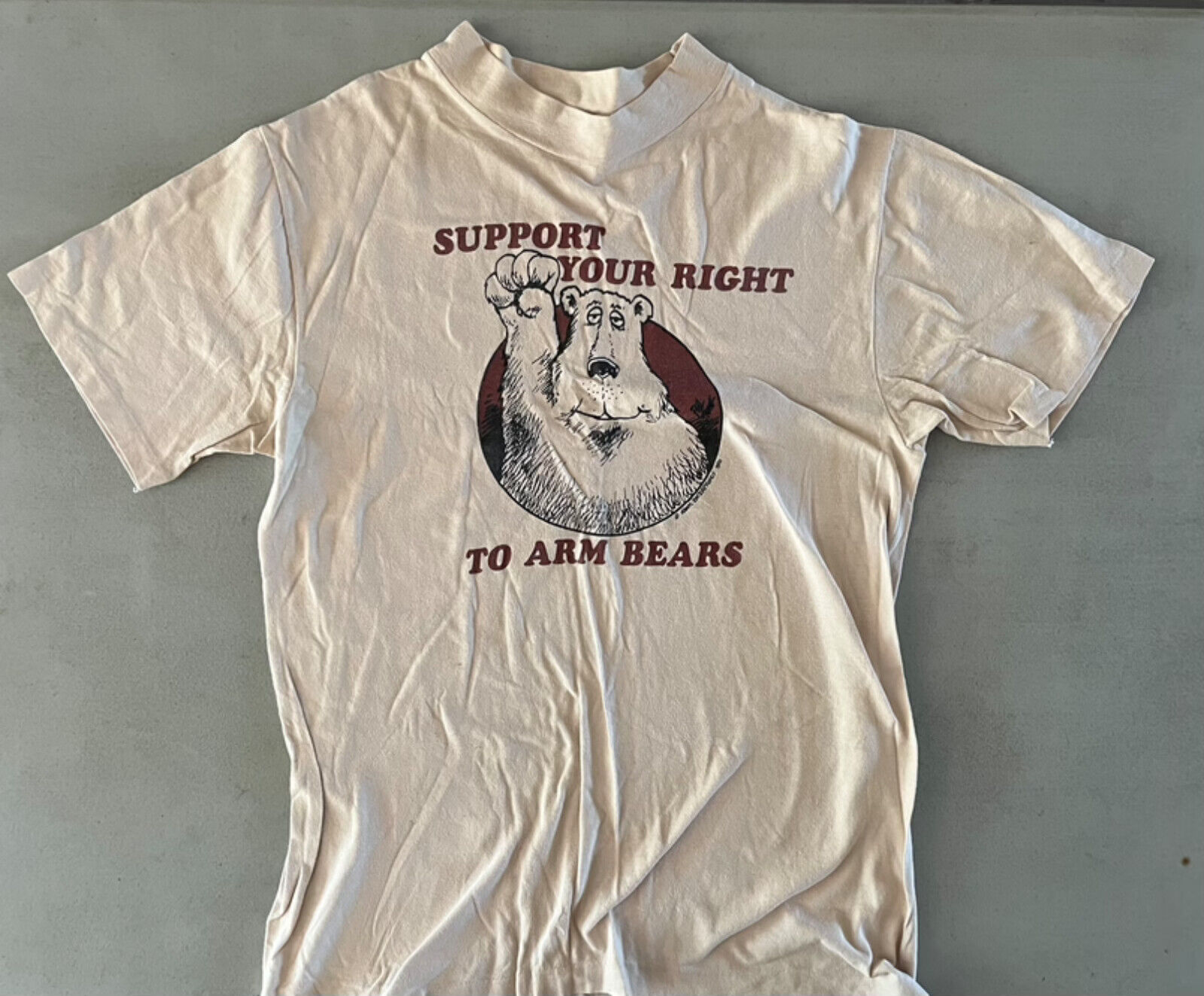 Support Your Right To Arm Bears large T-shirt gun control animal rights cause
