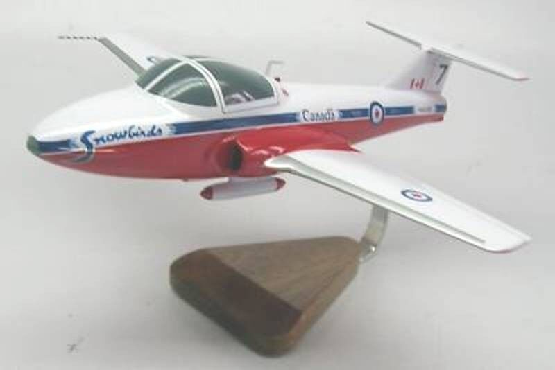 Canadair CL-41 Tutor Tebuan Airplane Wood Model Replica Big 