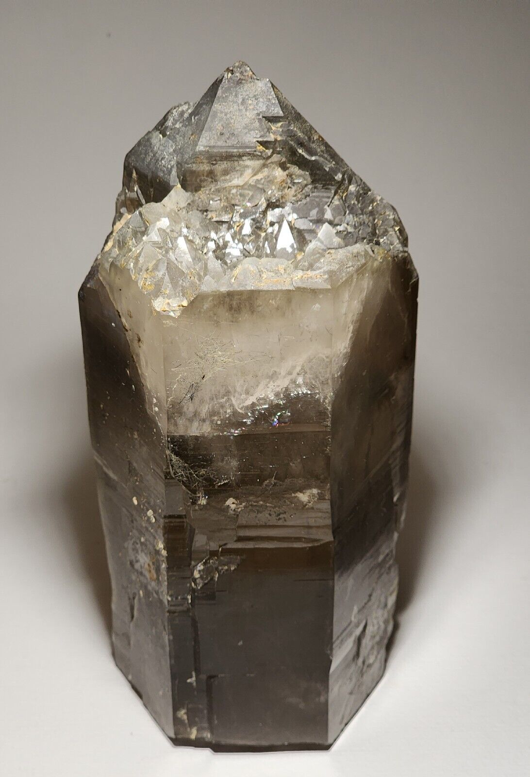 Large Gemmy Smoky Quartz Crystal Mineral Specimen Over 5 Lbs