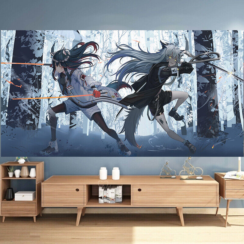Arknights Anime Wall Home Poster Decor Hanging Tapestry Otaku Cosplay Gift #32