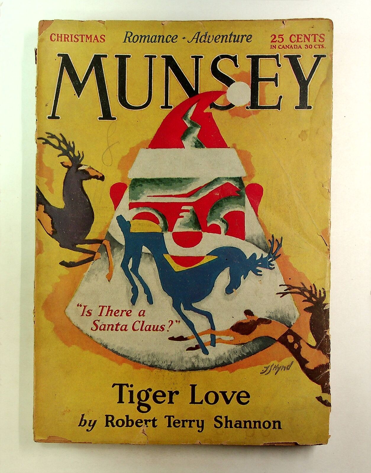 Munsey's Magazine Pulp Dec 1928 Vol. 95 #3 PR Low Grade