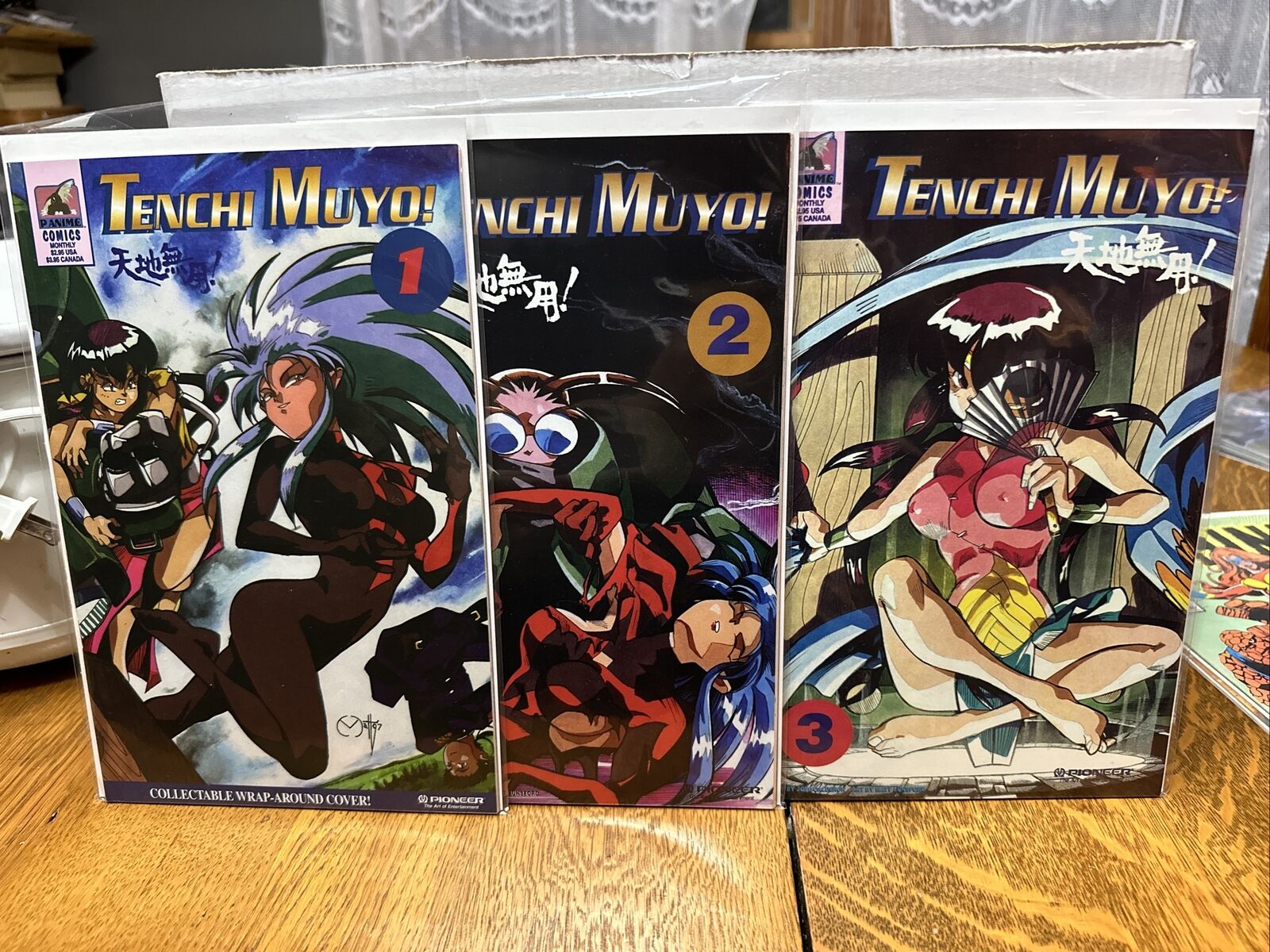 Tenchi Muyo #1-3  (1997 Pioneer Comics) Lot set 1 2 3 NM