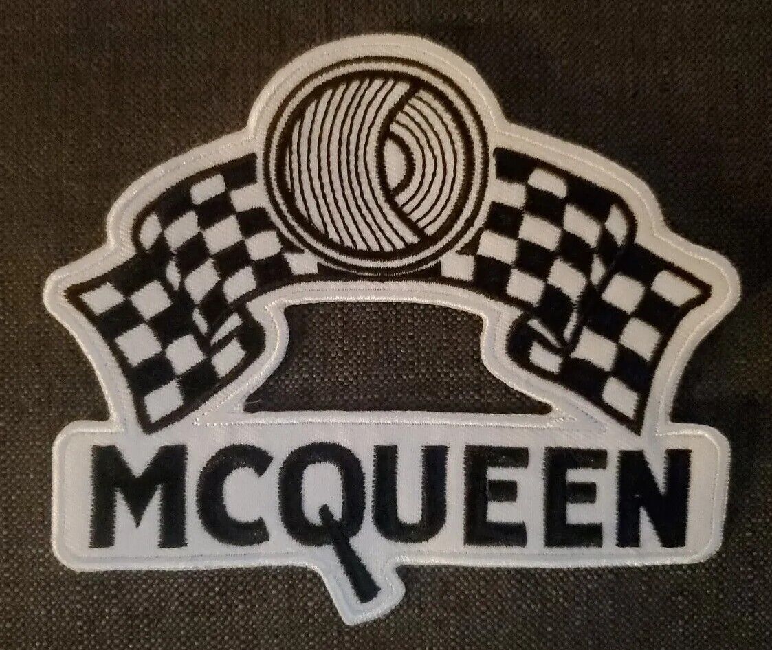 Steve McQueen Patch - Racing Helmet Embroidered Solar NOS _/
