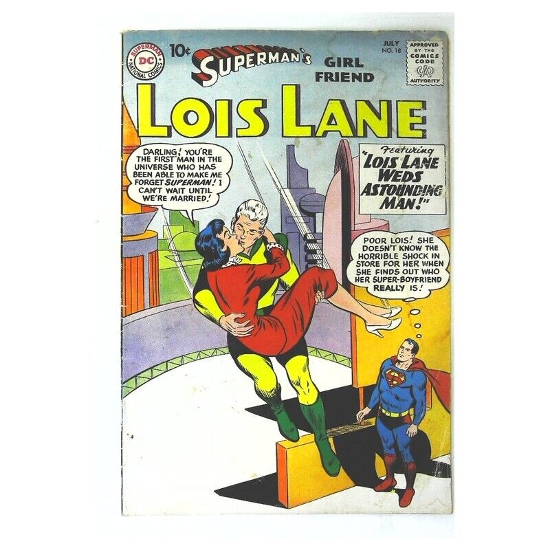 Superman\'s Girl Friend Lois Lane #18 in Very Good + condition. DC comics [e;