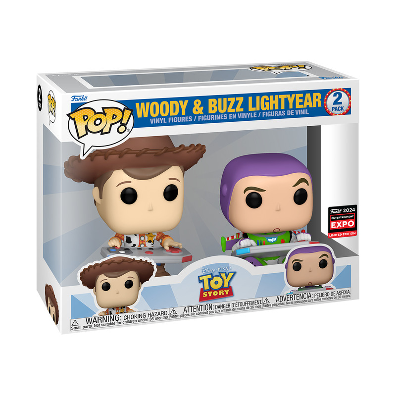 Funko Toy Story Woody Buzz Lightyear 2 Pack C2E2 Shared Exclusive