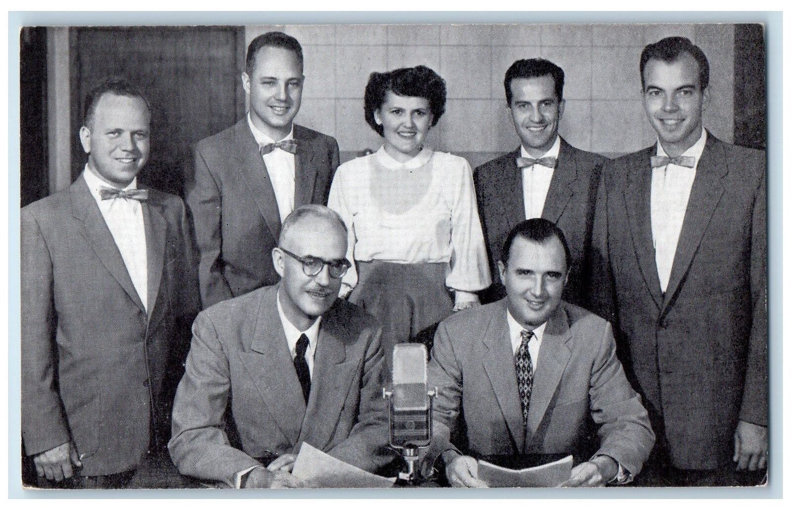 c1960s The Voice Of Prophecy Radio Group Photo Los Angeles CA Unposted Postcard
