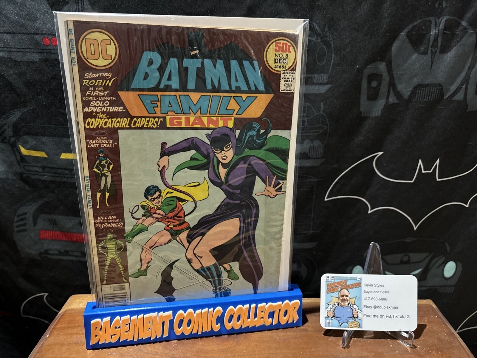 Batman Family 8 NEWSSTAND DC Comics Giant-Size Issue Bronze Age 1976.