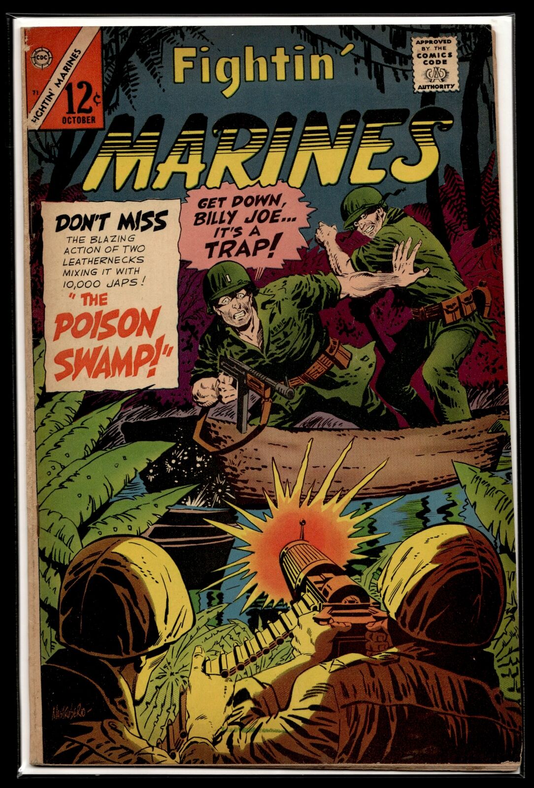 1966 Fightin' Marines #71 Charlton Comic