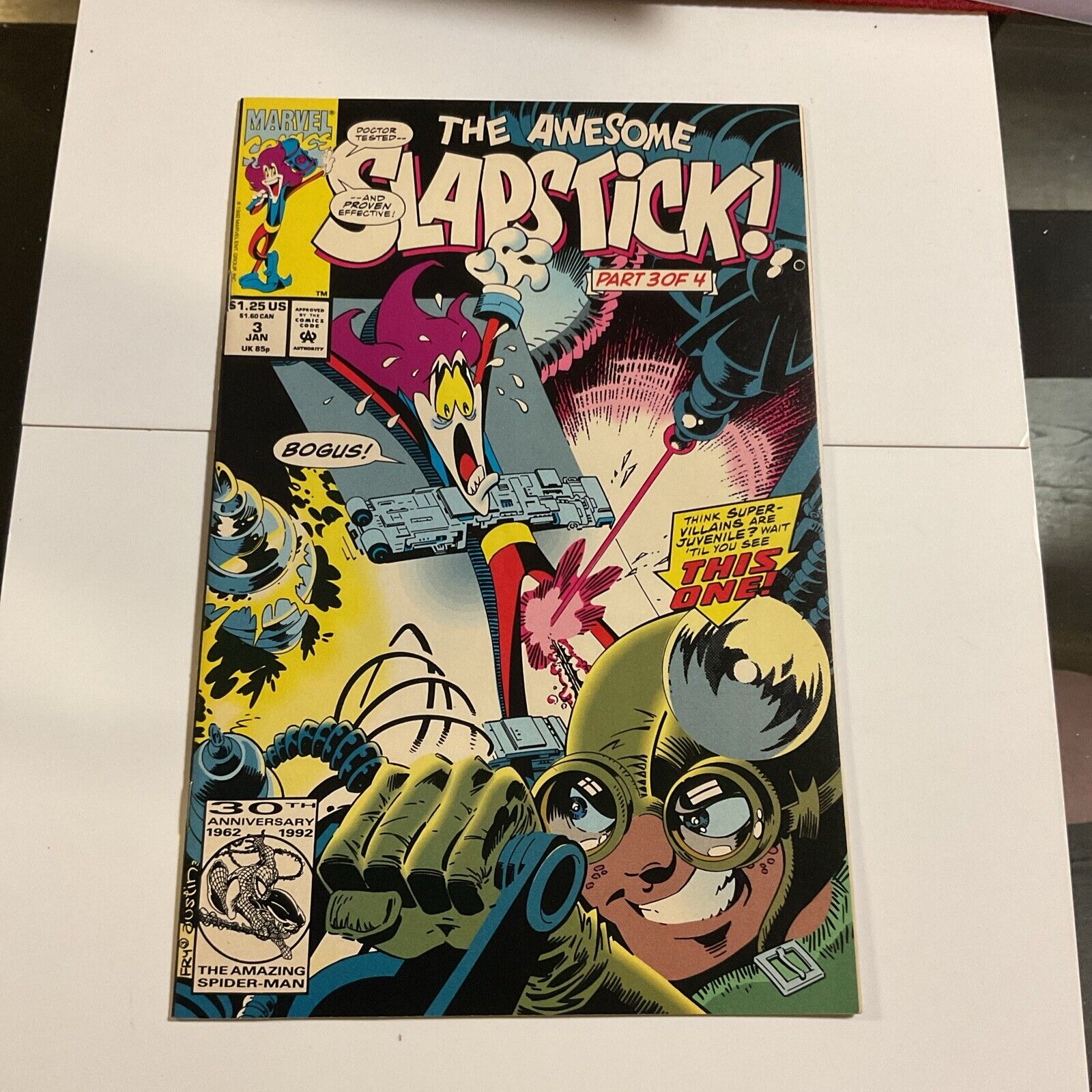 Vintage The Awesome Slapstick #3 VF-NM 1993 Marvel Comics Combined Shipping