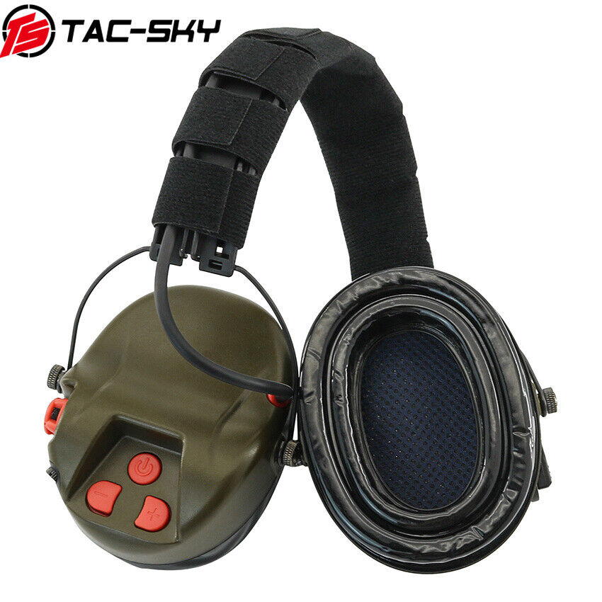 TS M300 Tactical Headset Noise-canceling Electronic Earmuffs No-Mic for Airsoft