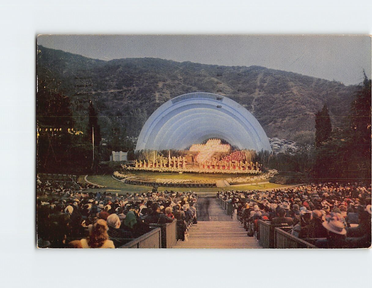 Postcard World Famous Hollywood Bowl Hollywood Los Angeles California USA