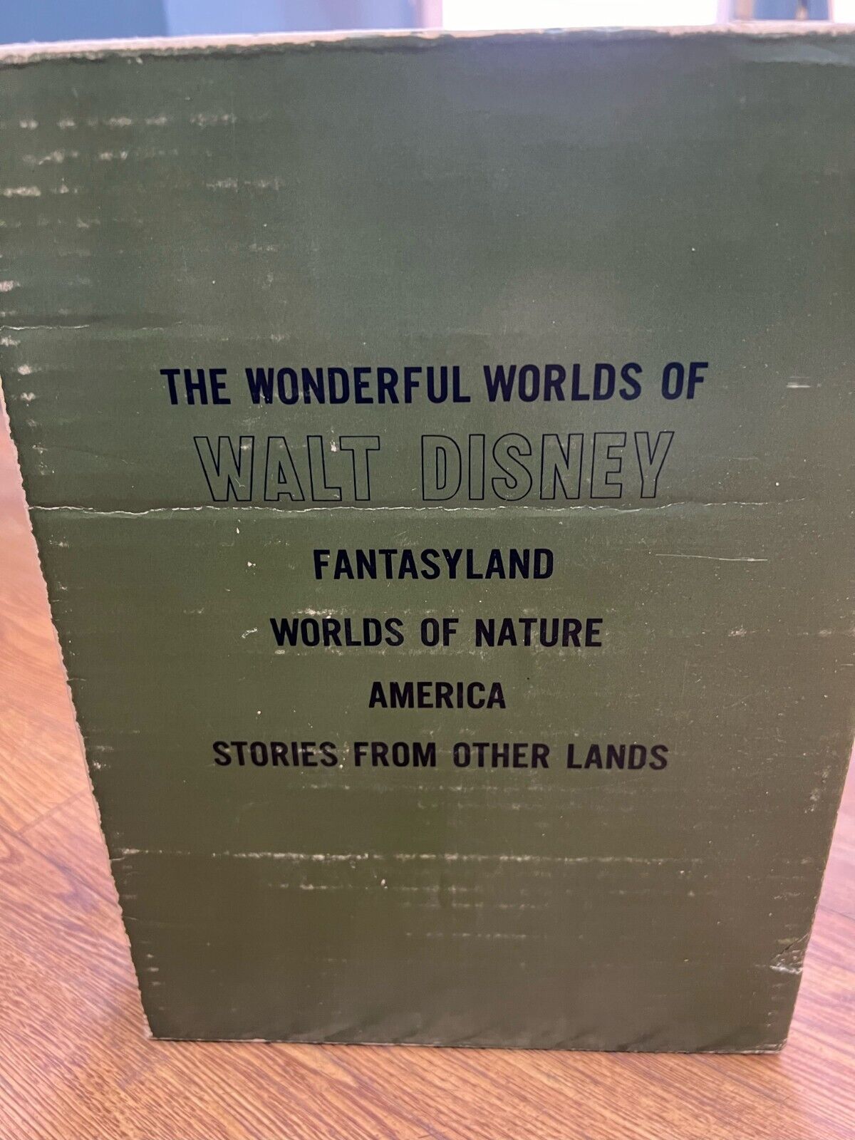 The Wonderful Worlds Of Walt Disney 4 Book Set In Original Case. 1954