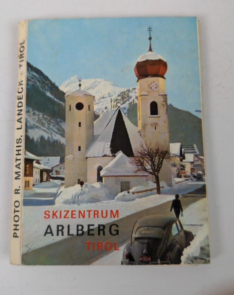 Vintage 1960s Skizentrum Arlberg Tirol Color Photo Cards Ski Skiing Mountains