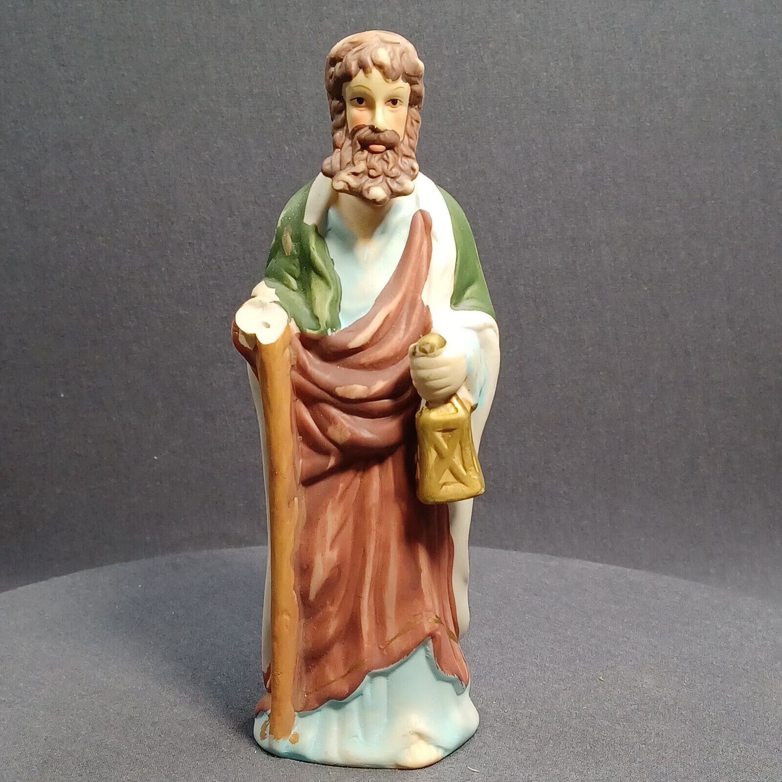 Vtg Porcelain Nativity Set Figurine JOSEPH ~Damaged , International Bazaar