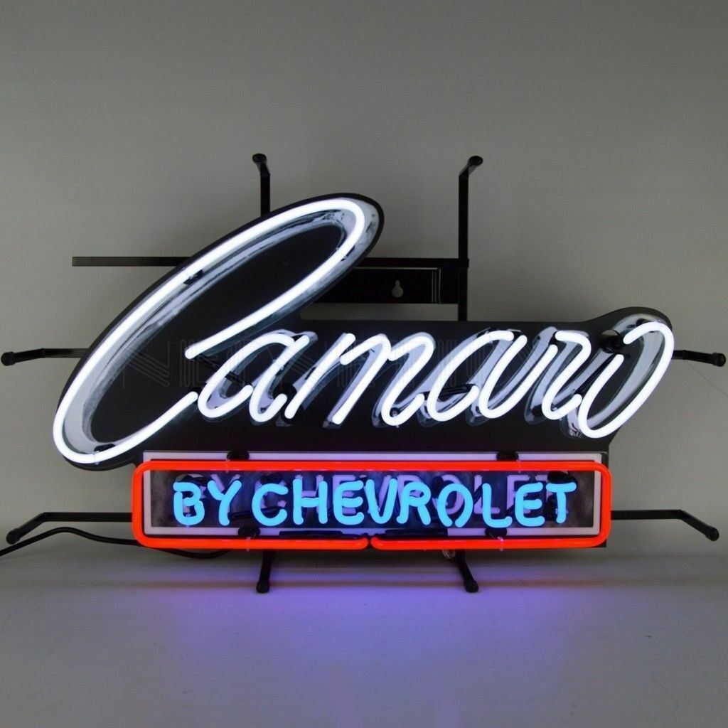 Camaro by Chevrolet Car Service Garage Neon Sign 28\
