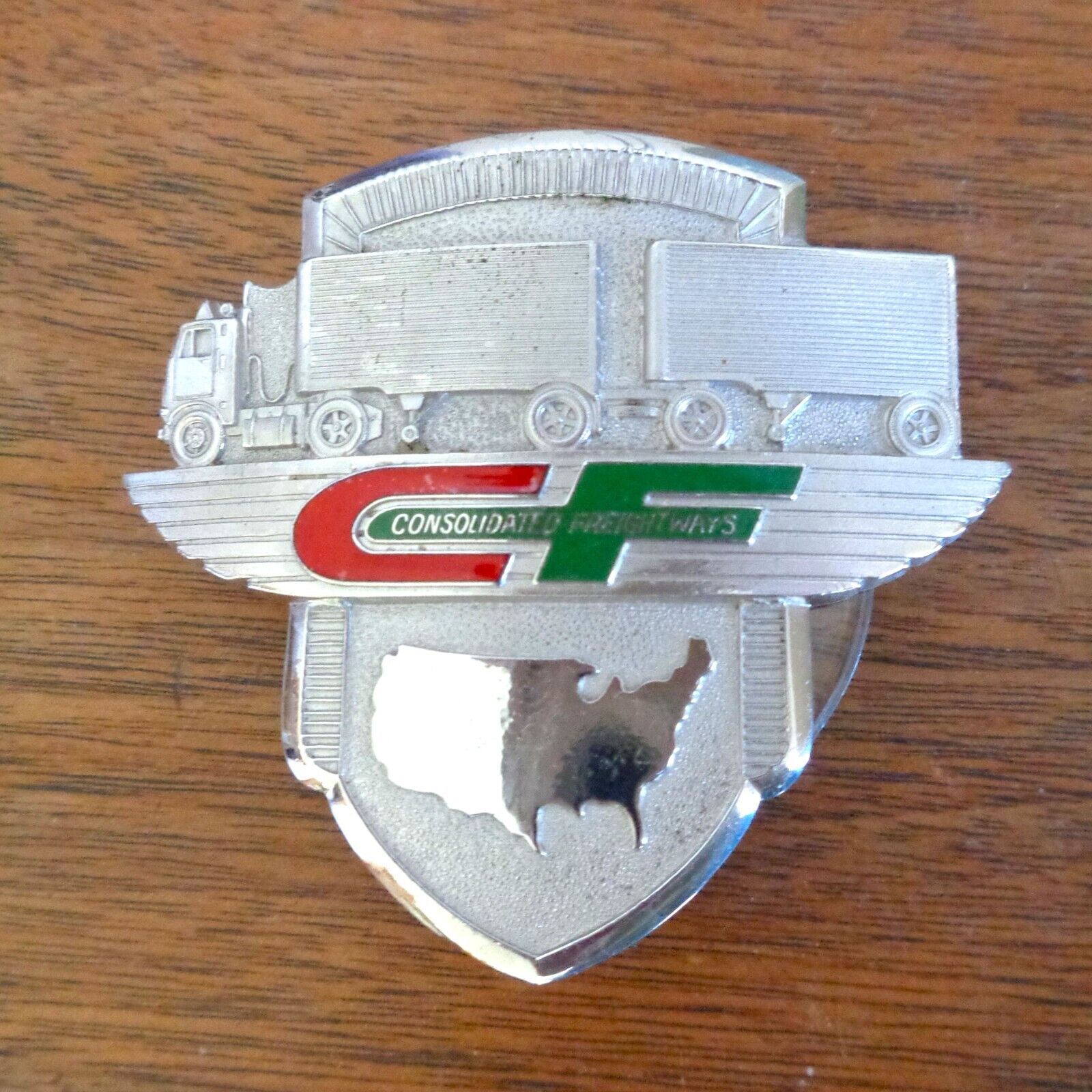 CONSOLIDATED FREIGHTWAYS Hat Badge