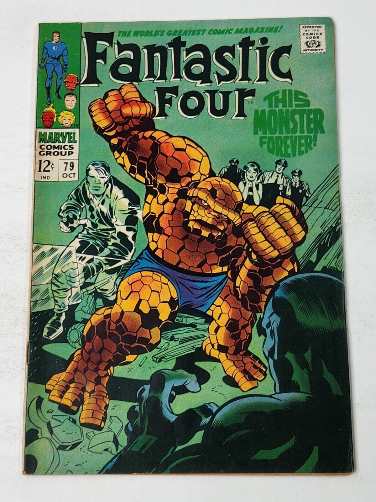 Fantastic Four 79 Stan Lee Jack Kirby Marvel Comics Silver Age 1968