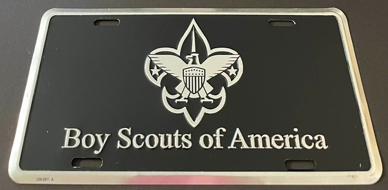 Boy Scouts of America Booster License Plate BSA Eagle Scout Scouting 