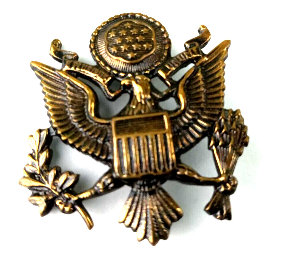Vintage Original WWII Figural US SEAL Eagle Military Sweetheart Pin Brooch