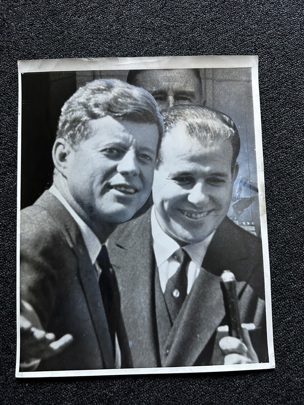 vintage April 8th 1962 type 1 president JFK photo John F Kennedy Joao Goulart
