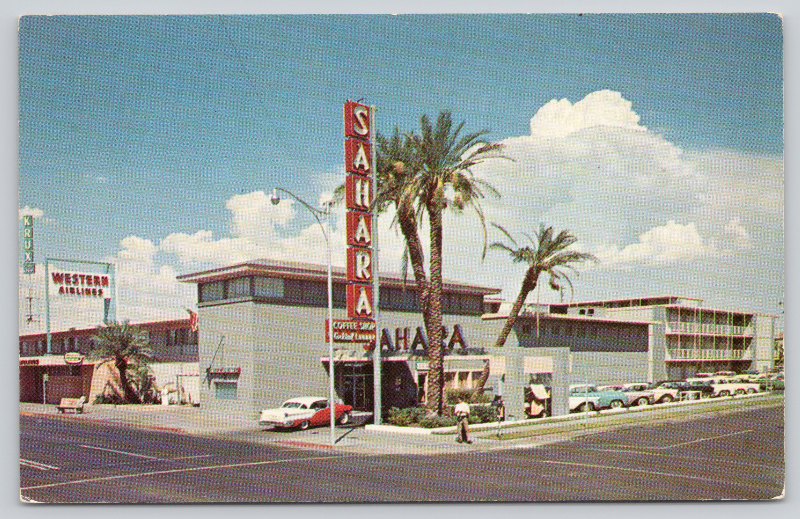 Postcard Phoenix, Arizona, Sahara Hotel, Downtown Phoenix A459