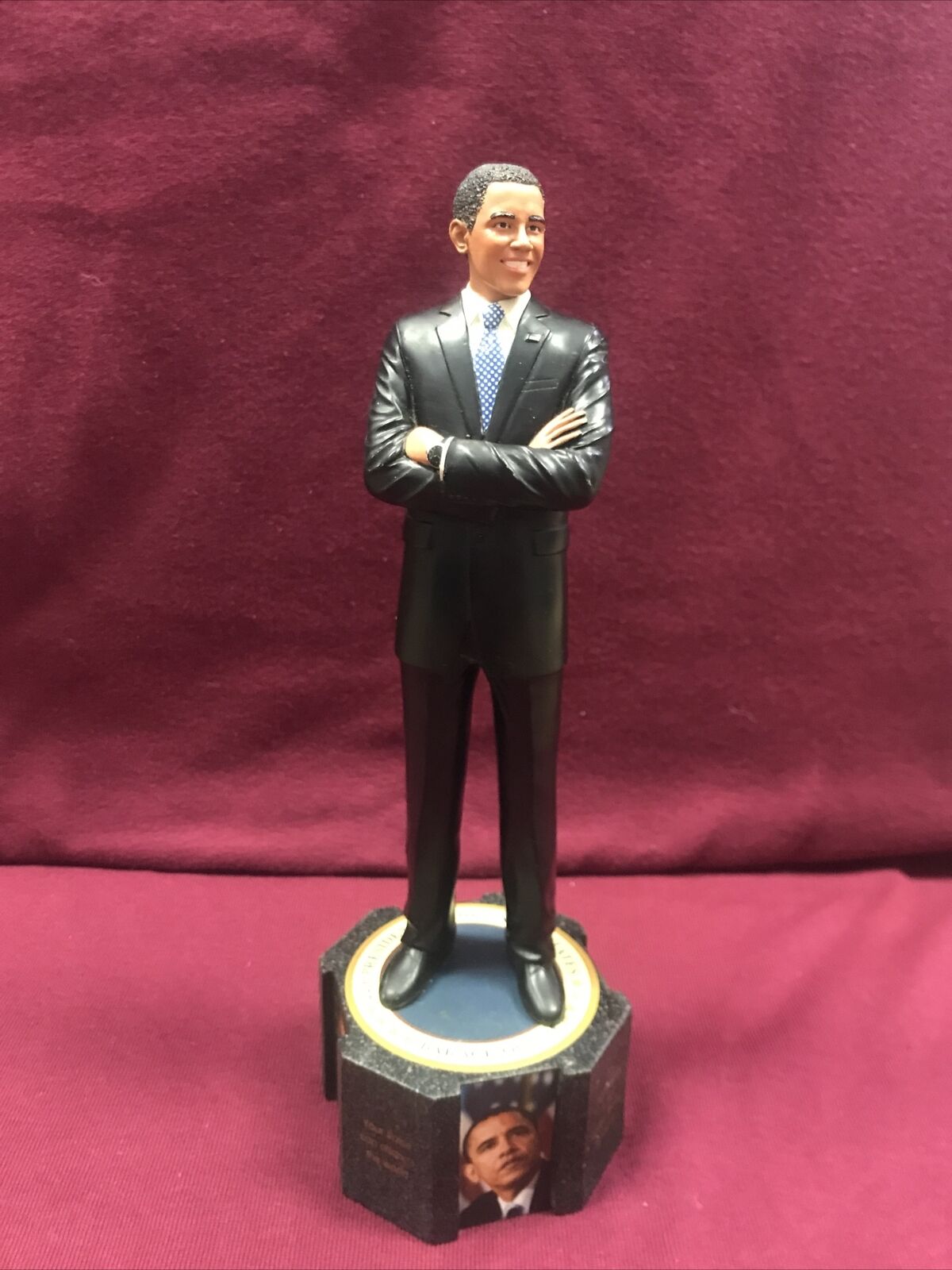 President Obama Limited Edition Figurine by Keith Mallet, Hamilton Collection