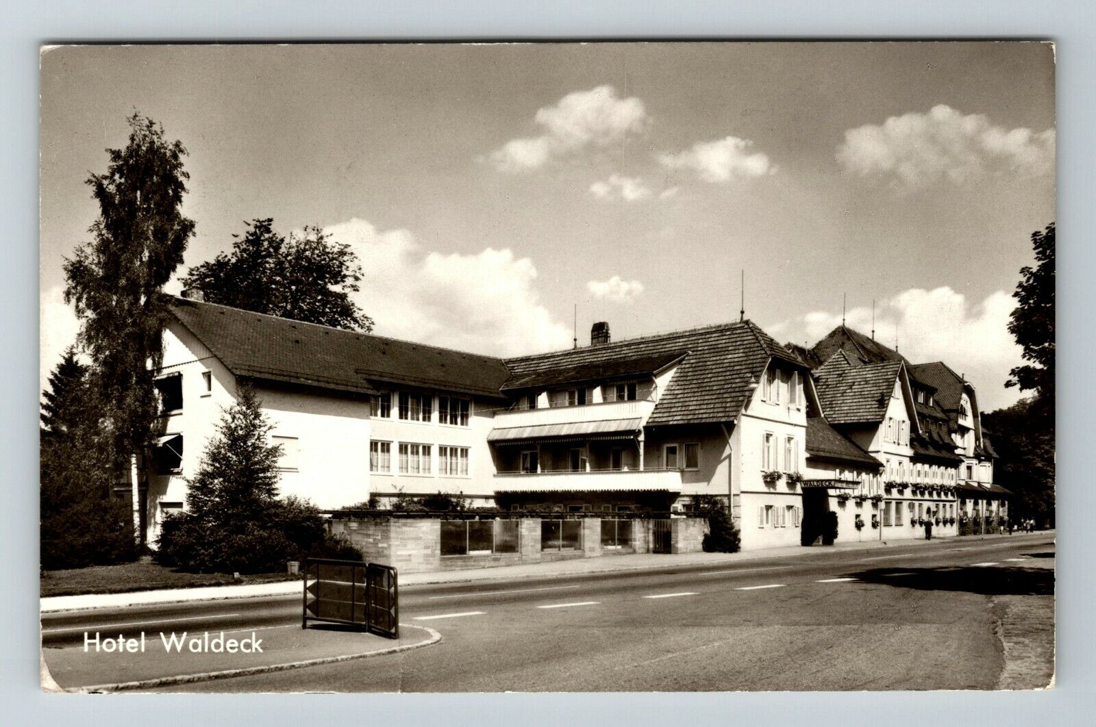 RPPC-Hotel Waldeck Germany RPPC Vintage Souvenir Postcard