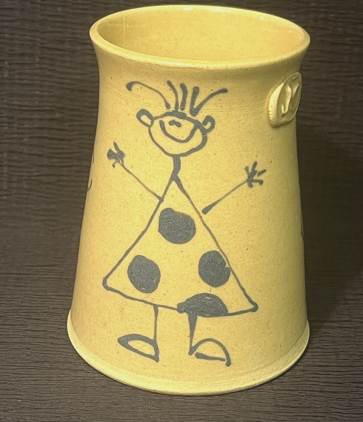 Karanac Croatian Art Pottery Stoneware Cup Vase 4\