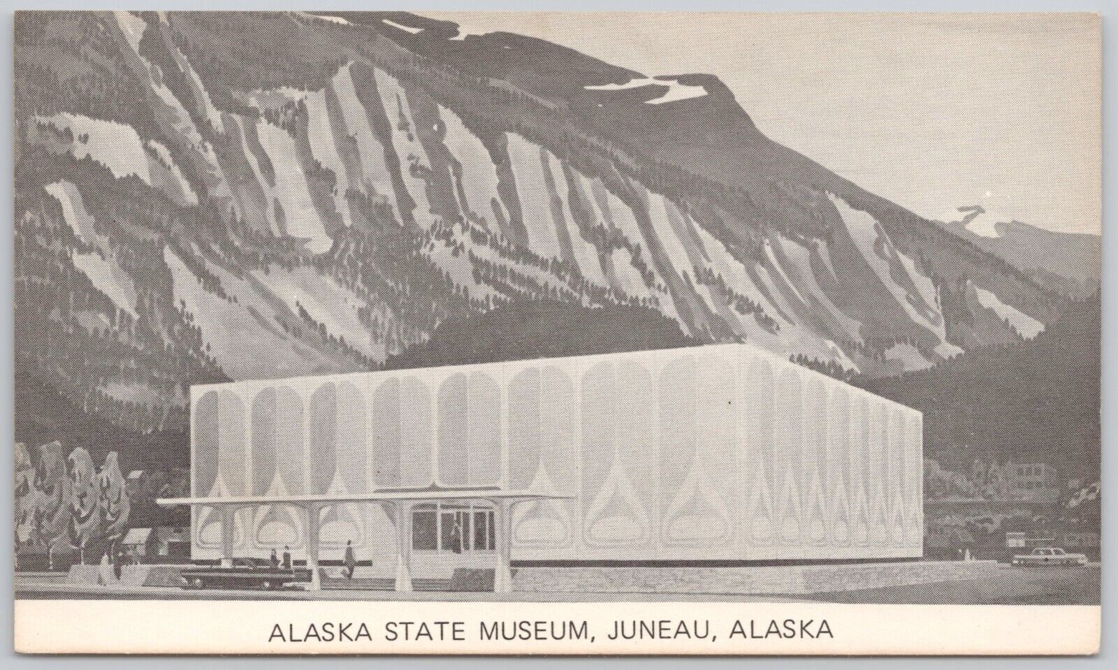 Juneau Alaska Vintage Postcard State Museum