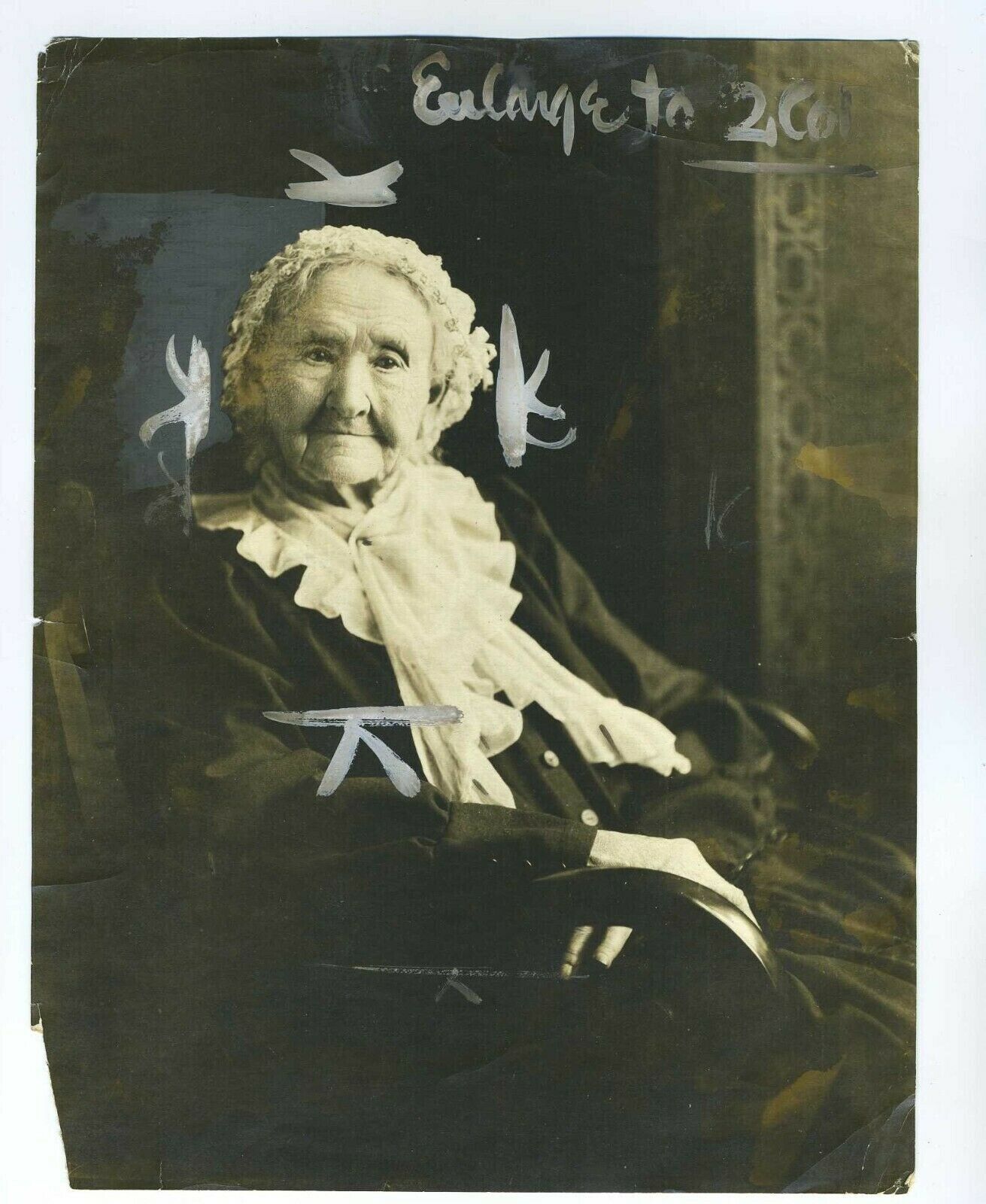 EMILY DRAKE VERY RARE PHOTO 100 YEARS OLD ANN ARBOR VINTAGE  1921 ORIGINAL