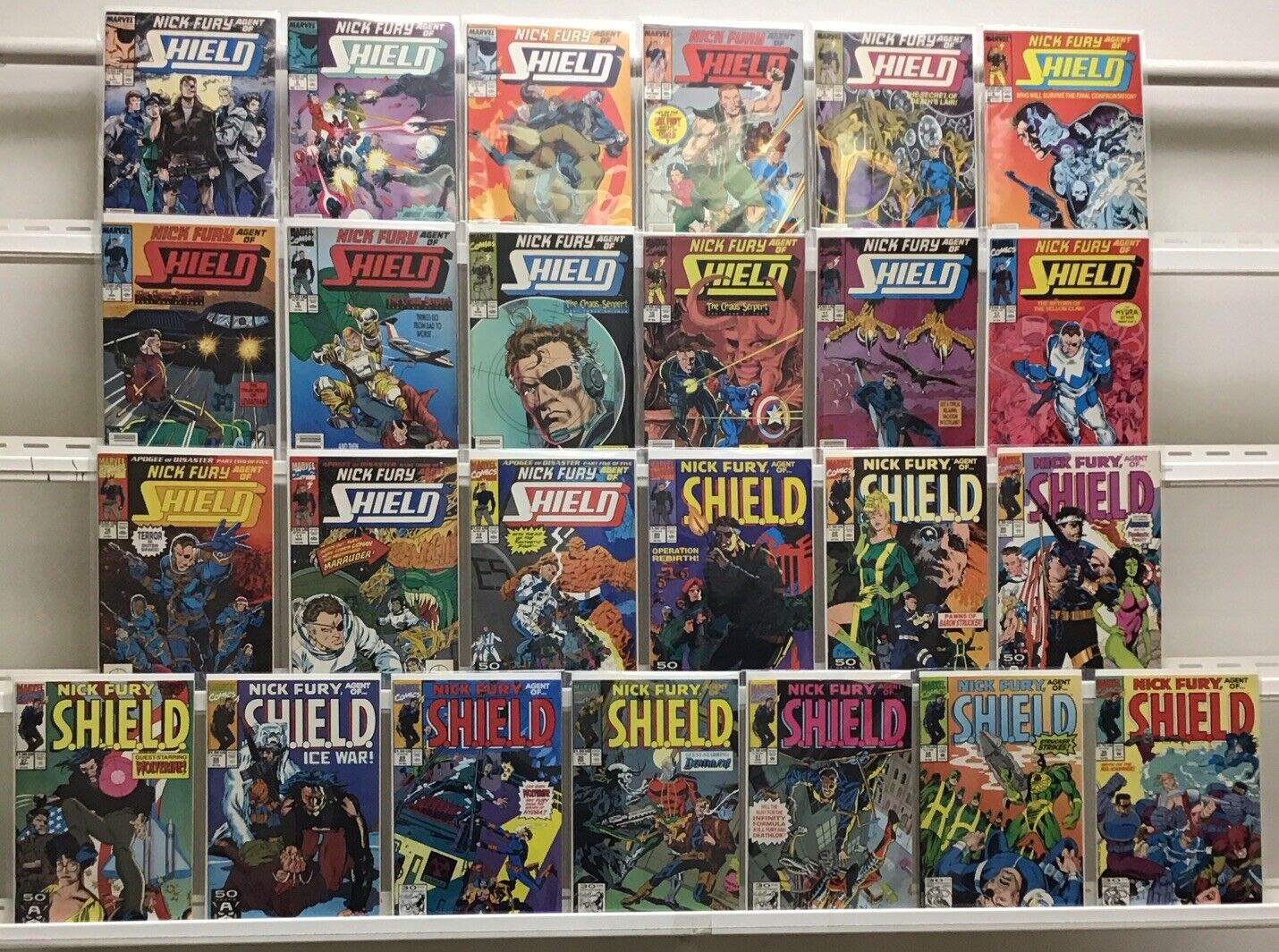 Marvel Comics Nick Fury Agent Of Shield Run Lot 1-35