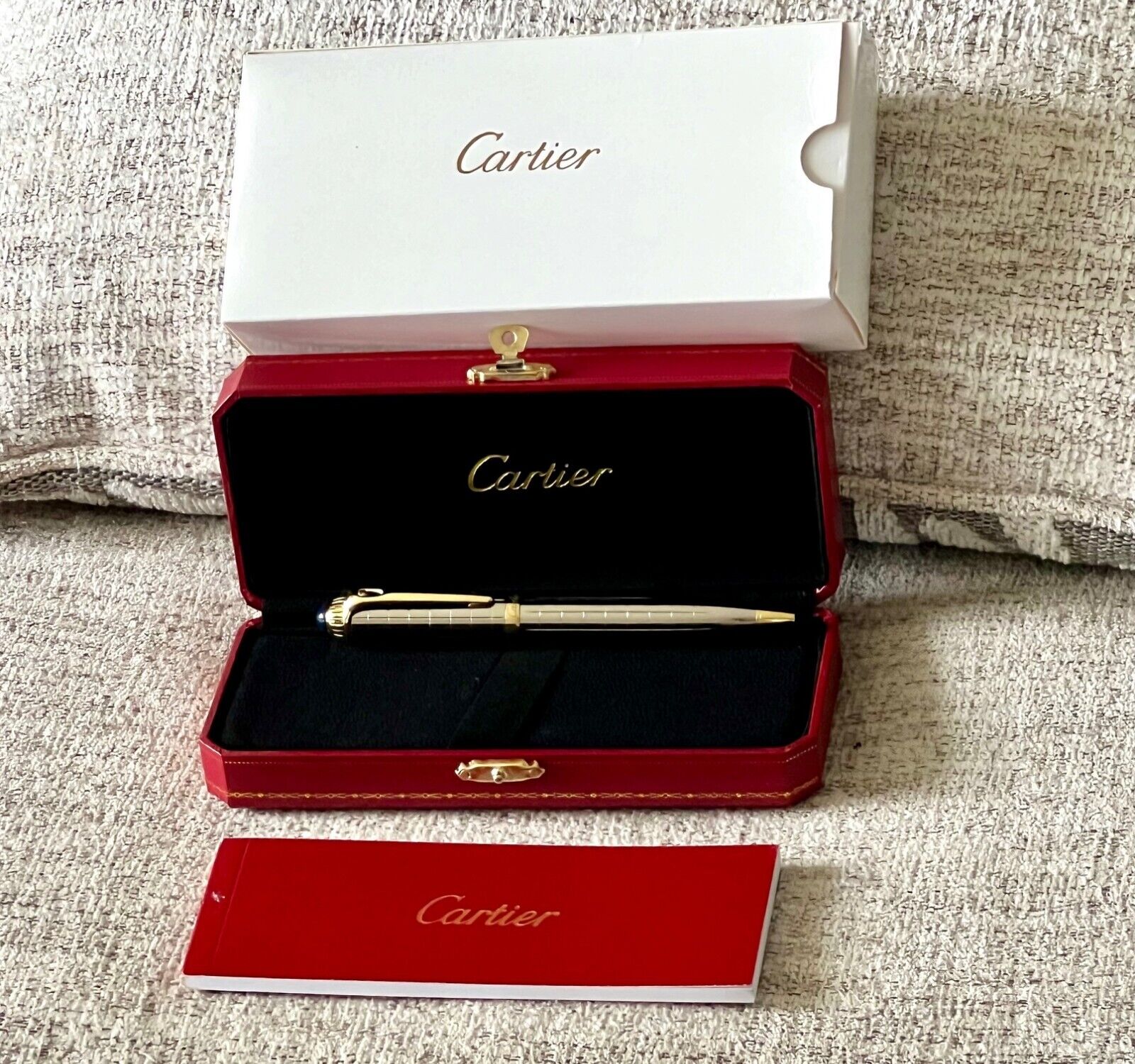 Authentic Cartier Ballpoint Pen Roadster 
