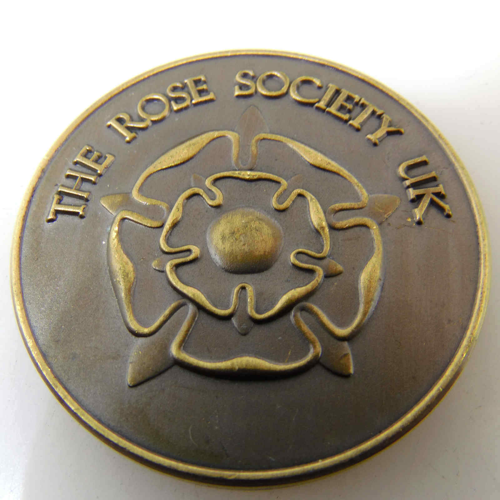 THE ROSE SOCIETY UK CHALLENGE COIN
