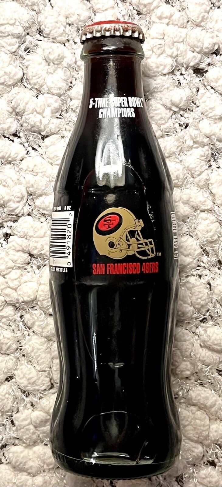 Vintage  SF 49er 1994 Coke bottle -Super Bowl Edition (Never opened)