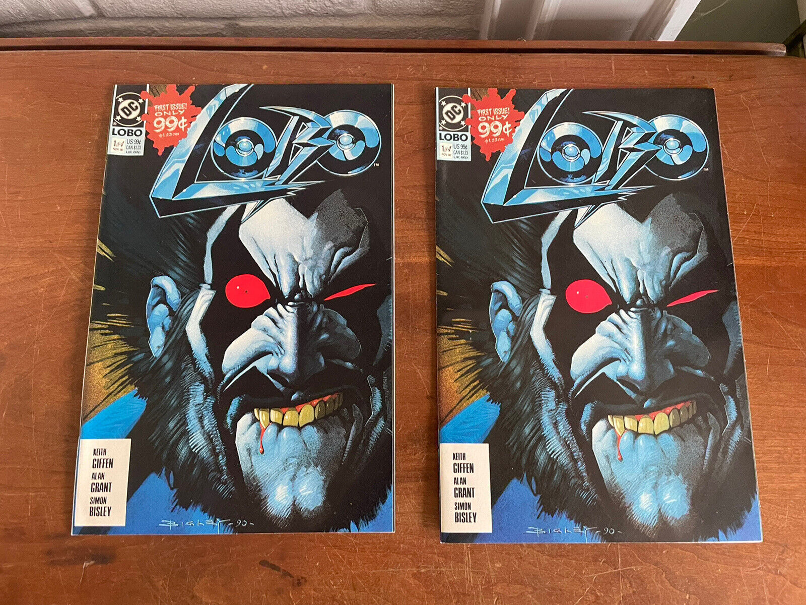 LOBO #1 (1990)  DC Comics 1st Solo & Origin Story 1st & 2nd Printing ~Copper Age